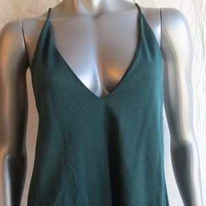 H&M Hunter Green Spaghetti Strap Top